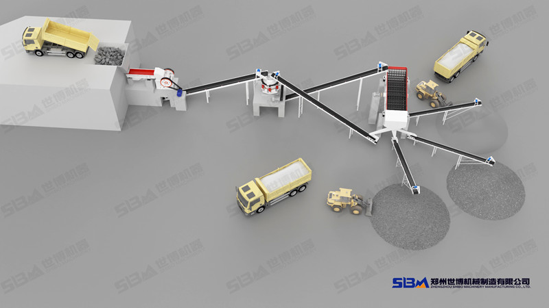 碎石場生產(chǎn)線設(shè)備布置圖2