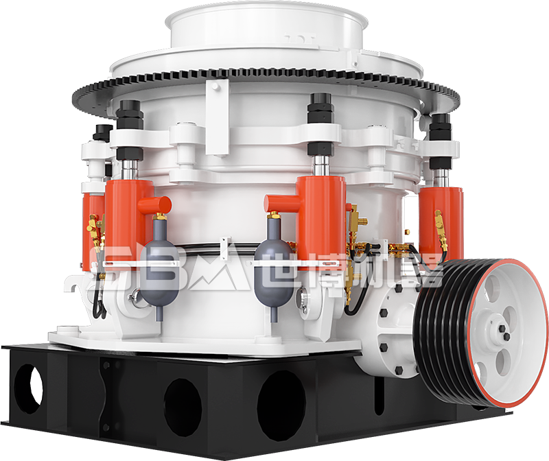 hp多缸液壓圓錐破碎機(jī)模型圖