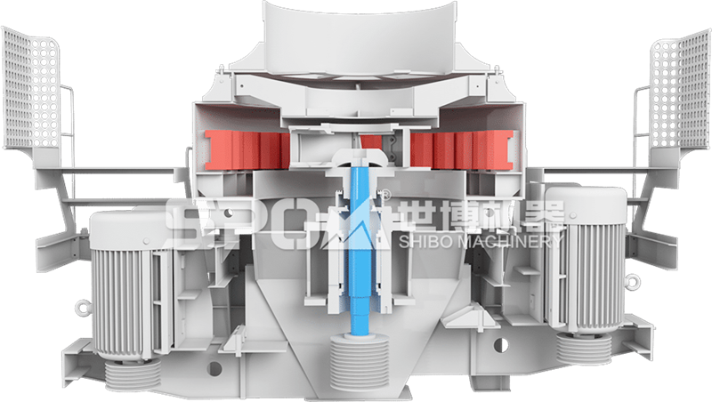 立軸沖擊式破碎機結構圖