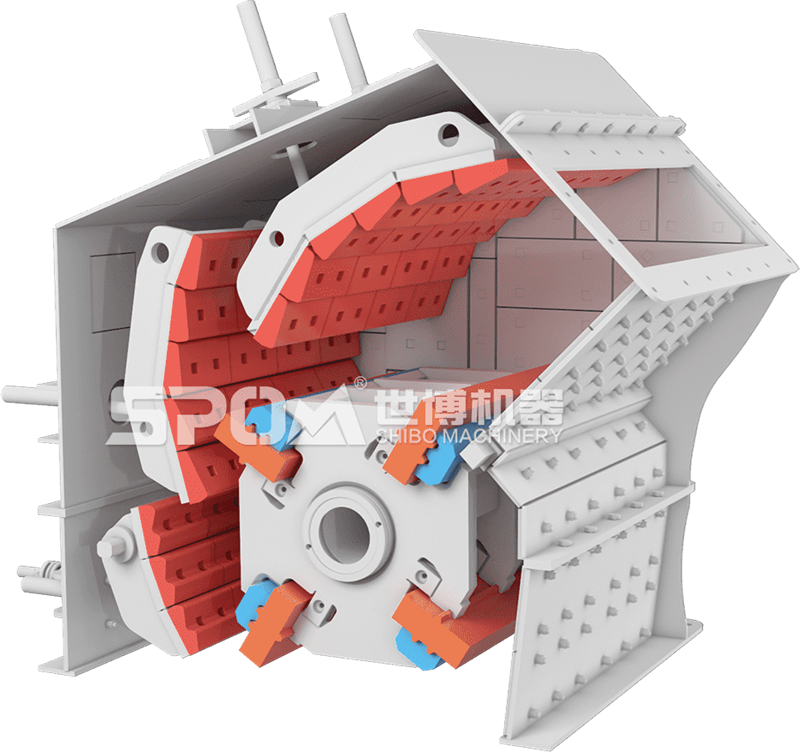 反擊式碎石機(jī)結(jié)構(gòu)圖